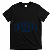 Edinburgh United Kingdom Uk College University Style T-Shirt - Black
