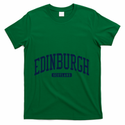 Edinburgh United Kingdom Uk College University Style T-Shirt - Green