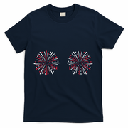 Funny Fourth Of July Fireworks T-Shirt - Navy