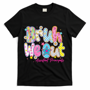 Preppy Bruh We Out Assistant Principals Last Day Of School T-Shirt - Black