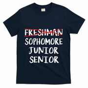 Sophomore High School Freshman College Freshman Graduation T-Shirt - Navy