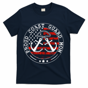 Wo Proud Coast Guard Mom Us Military Mothers Day Wo T-Shirt - Navy