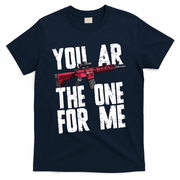 You AR The One For Me Rifle T-Shirt - Navy