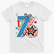 America 1776 4th Of July Retro 80s Style T-Shirt