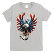 American Flag Bald Eagle 4th Of July USA Patriotic T-Shirt