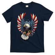 American Flag Bald Eagle 4th Of July USA Patriotic T-Shirt