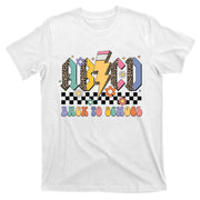 ABCD Pencil Leopard Teacher Student Back To School T-Shirt