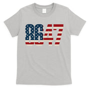 Anti Trump 8647 86 47th President US Flag T-Shirt