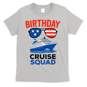 Birthday Cruise Squad USA America T-Shirt