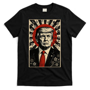 Donald Trump Rising Sun Power Cherry Blossom Propaganda T-Shirt
