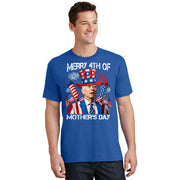 Funny Joe Biden 4th Of July Merry 4th Of Mothers Day USA T-Shirt