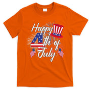 Happy 4th Of July Patriotic American Flag USA T-Shirt