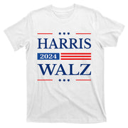 Harris Walz 2024 Kamala Harris 2024 Tim Walz 2024 Usa Flag T-Shirt
