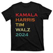 Harris Walz Waltz 2024 Vintage Style Kamala Harris Tim Walz T-Shirt