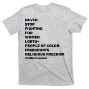 #NotMyPresident Not My President Quote T-Shirt