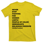 #NotMyPresident Not My President Quote T-Shirt