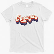 Retro America USA Vintage 4th Of July T-Shirt