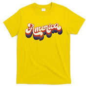 Retro America USA Vintage 4th Of July T-Shirt