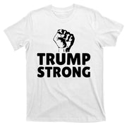 Trump Strong Rally Shooting Survivor Gun Shot T-Shirt