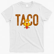 Taco Trump Always Chickens Out Funny Trendy T-Shirt