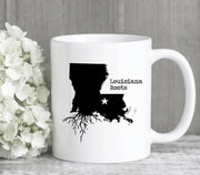 Louisiana Mug Louisiana Gift Louisiana Map Louisiana Coffee Mug LA State Mug Louisiana Roots Mug Love Louisiana State of Louisiana