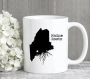 Maine Mug Maine Gift Maine Map Maine Coffee Mug ME State Mug Maine Roots Mug Love Maine State of Maine