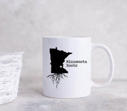 Minnesota Mug Minnesota Gift Minnesota Map Minnesota Coffee Mug MN State Mug Minnesota State Roots Mug Minnesota Roots