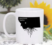 Montana Mug Montana Gift Montana Map Montana Coffee Mug MT State Mug Montana State Roots Mug Montana Roots Coffee Mug