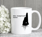 New Hampshire Mug New Hampshire Gift New Hampshire Map New Hampshire Coffee Mug NH State Mug New Hampshire State Roots Mug