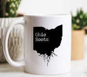 Ohio Mug Ohio Gift Ohio Map Ohio Coffee Mug OH Roots State Mug Ohio Roots Mug State of Ohio Graduation Gift Student Gift