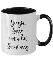 Yiayia mug Yiayia Sassy and a bit smart assy coffee mug Greek Grandmother mug  gift for yiayia gift for grandmother grandma coffee mug